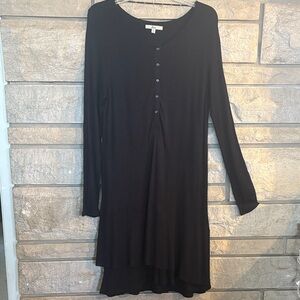 Bass Black Long Sleeve Dress
